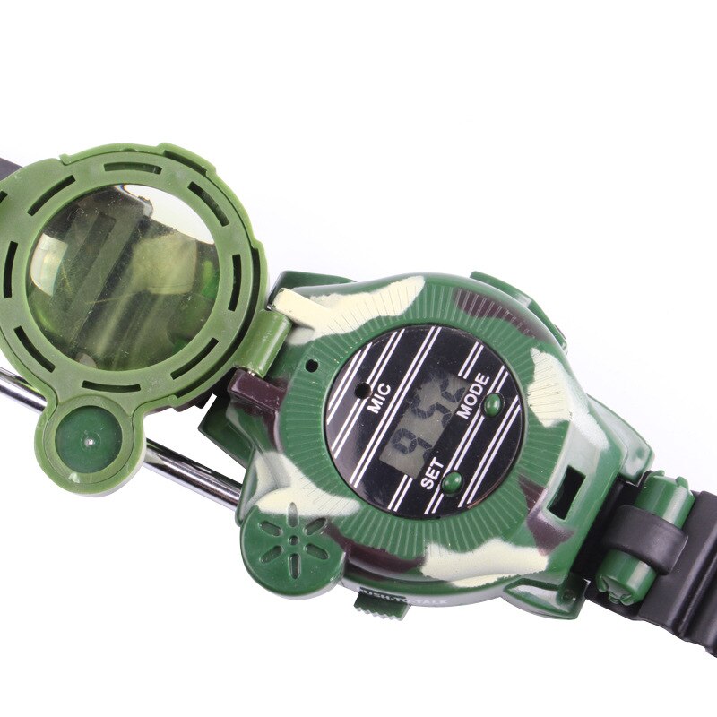 Camouflage Walkie Talkie Polshorloge Voor Outdoor Interphone Speelgoed Educatief Speelgoed Voor Chirlden Verjaardagen