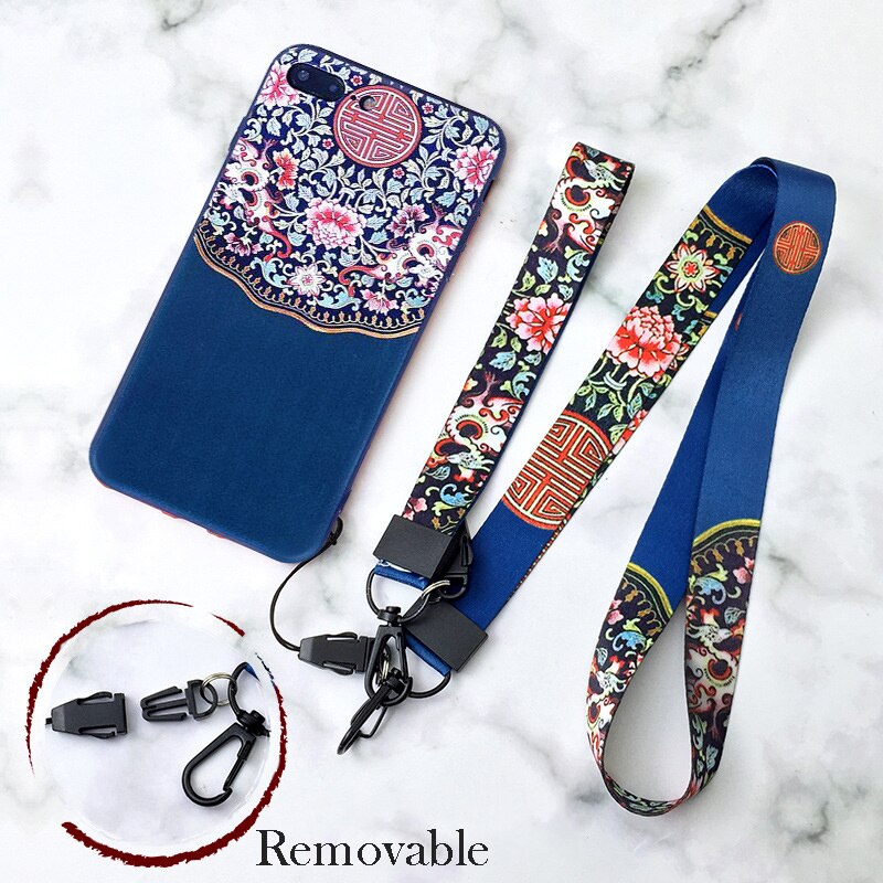 Cordão de suporte para celular boêmia, para xiaomi/huawei/samsung, universal, multifunção