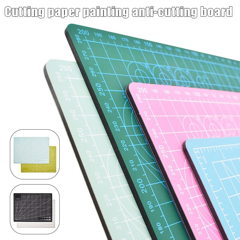 Cutting Mat for DIY Sewing Craft A4 Sturdy Rotary Cutting Mat Non Slip Surface Scrapbook Fabric UY8