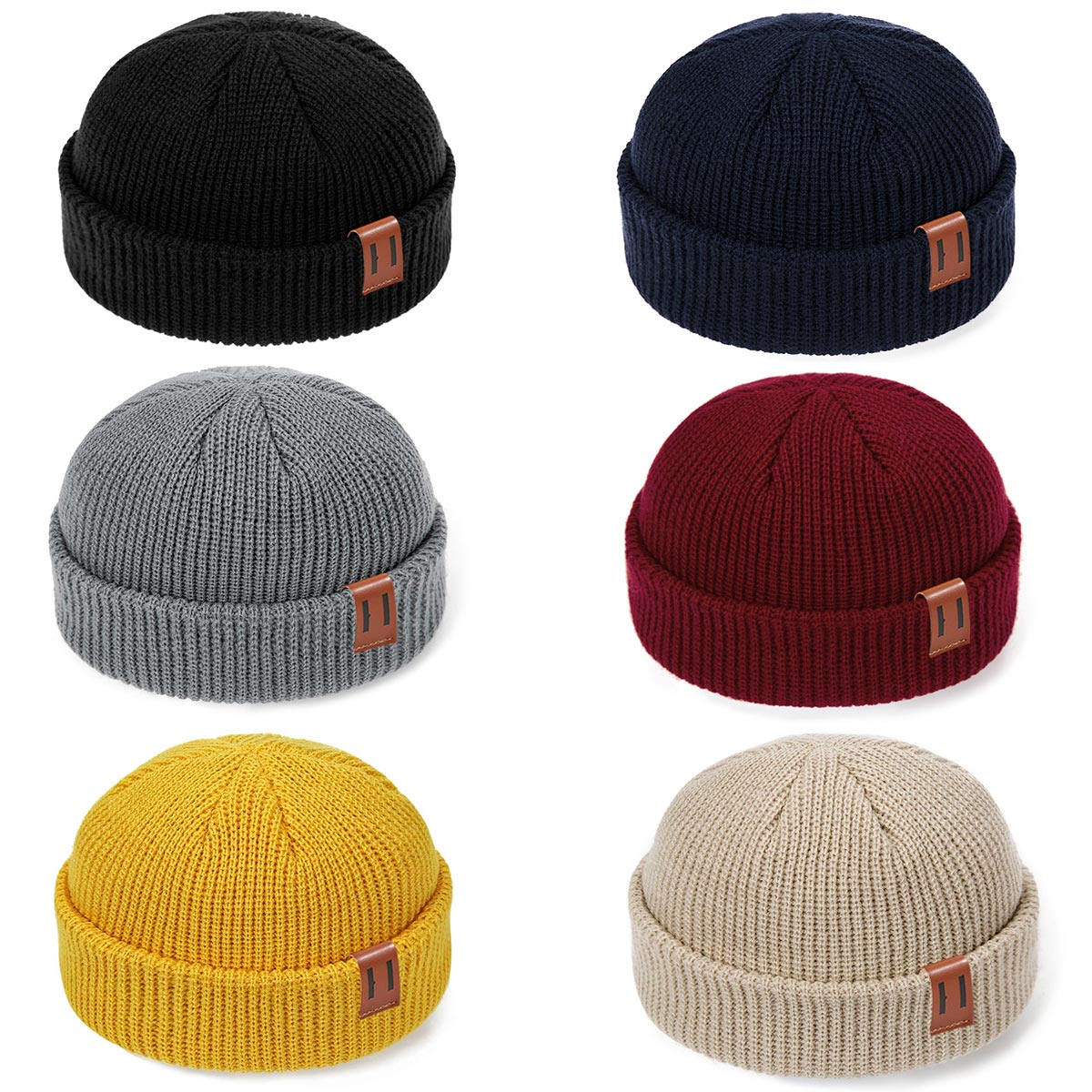 Dames meisjes wintermutsen gebreide wintermutsen skullies halve meloen mutsen heren warme mutsen unisex gorras