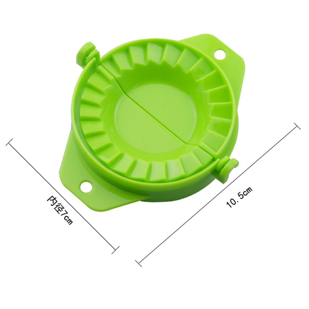 1 stk håndpress kjøkken dumplings manuell klype dumpling klips artefakt matkvalitet topp jiaozi maker enhet enkel plastform