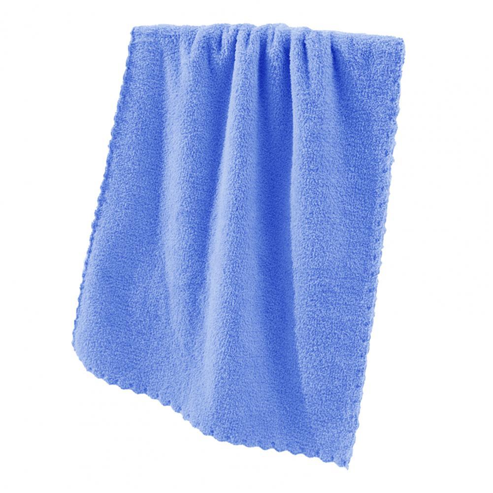 Excellent Towel Eco-friendly Useful Face Towel Microfiber Bath Towel for Bathroom Spa Towel: Blue