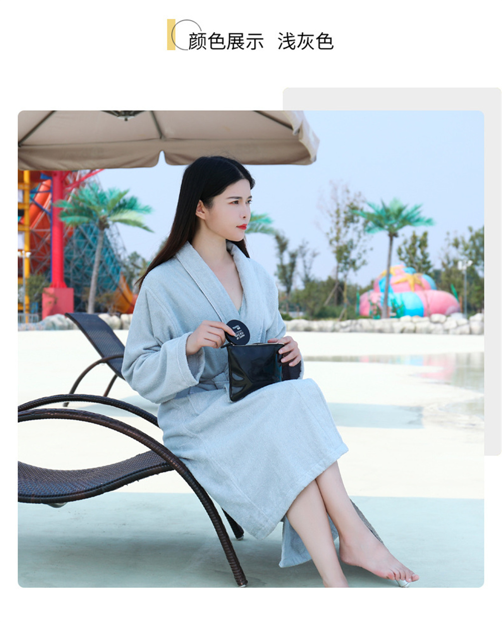 100% Cotton Couples Thick Absorbent Terry Bath Robe Kimono Men Towel Bathrobe Sleepwear Women Hotel Gown Robes