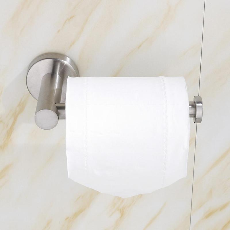 Portarrollos de papel higiénico de baño ventosa al vacío J16 montaje de pared de acero inoxidable 19 L8I4