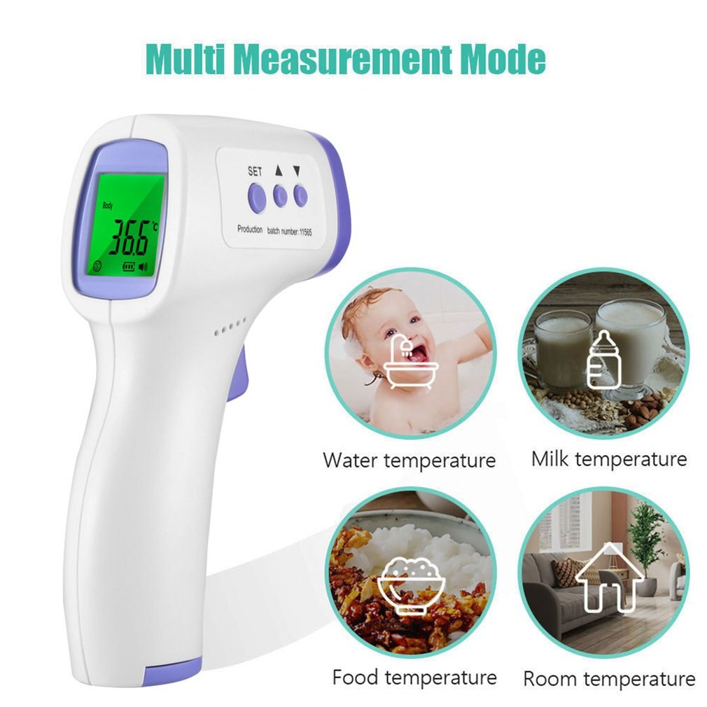 Outad termômetro infravermelho testa corpo sem contato termômetro bebê adultos ao ar livre casa digital infravermelho febre orelha termômetro