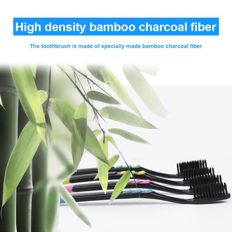 10Pcs Soft Bamboo Toothbrush Double Ultra Soft Toothbrush Dult Clean Care Gums Home Unisex Tooth Brush Hygiene Care Tool
