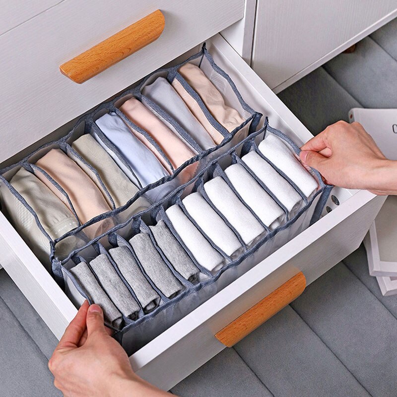 Ondergoed Opbergdoos Met Compartimenten Sokken Panty Onderbroek Organizer Drawers Divider Opbergdoos Kast Lade Divider