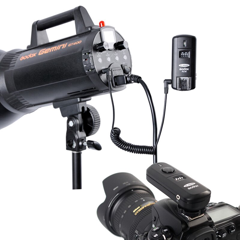 Godox FC-16 16 Channels 2.4G Wireless Remote Flash Trigger Studio Strobe With 3 Receiver for Canon DSLR for Pentax cs-205
