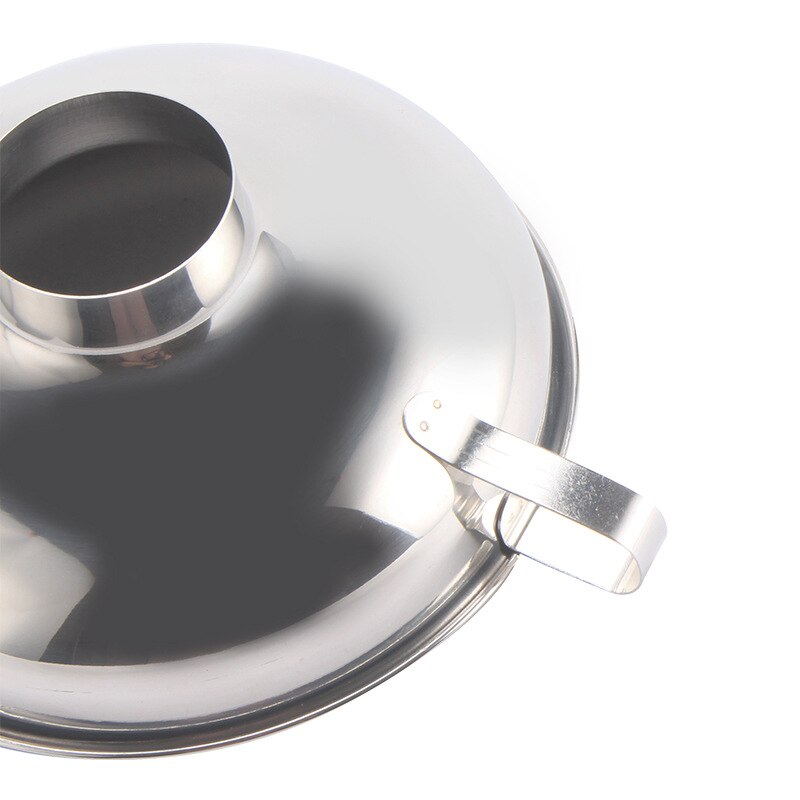 Stainless Steel Wide Mouth Funnel Canning Hopper Filter Food Pickles Jam Funnel Kitchen Gadgets Cooking Tools