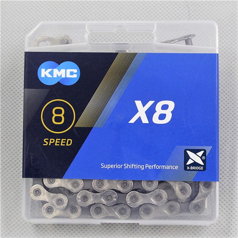 KMC X8 X8.93 Z8.3 8 speed MTB Mountain road bike bicycle chain: X8 116L