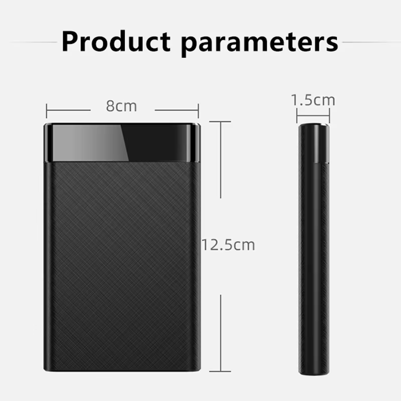 Obudowa dysku twardego 2,5'' SATA na USB 3.0 do dysku twardego SSD HDD Box USB C 3.1 Gen 2 Obudowa zewnętrzna HDD do komputera PC