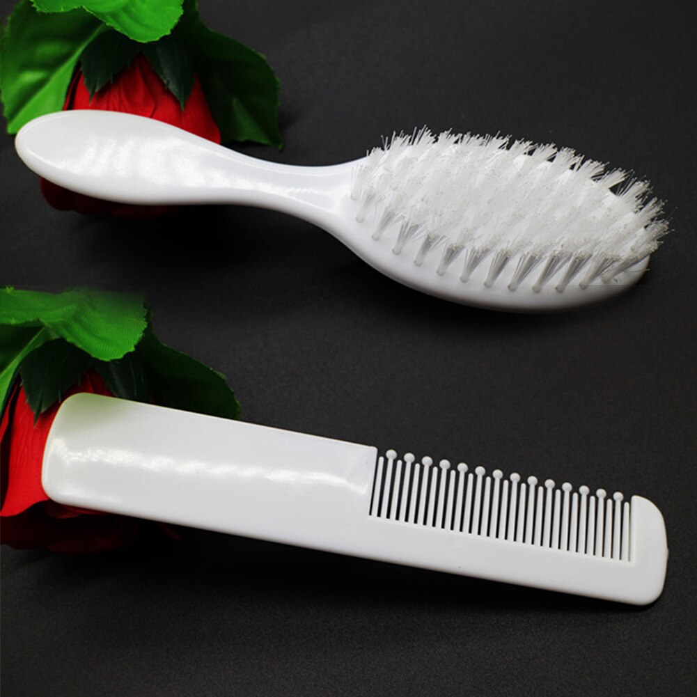 Masaje de cabeza bebé recién nacido ABS suave portátil Simple cabello de la tiña del cuero cabelludo eliminar bebé peine cepillo de pelo cuidado Set de utensilios para el cuidado del bebé