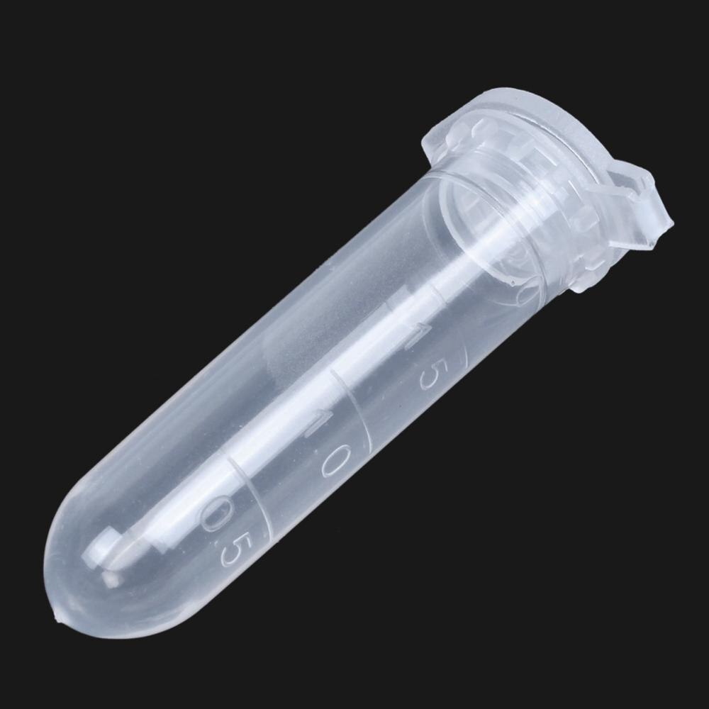500 Pcs 2ml Plastic Centrifuge Tubes For School Or Factory Lab Supplies