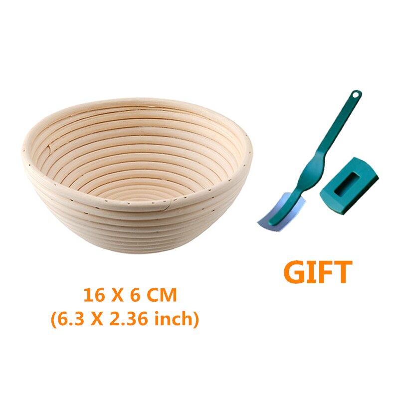 Bread Fermentation Rattan Basket Proofing Country Bread Baguette Dough Storage Baskets Container Wicker Baskets Supplies: Size 1