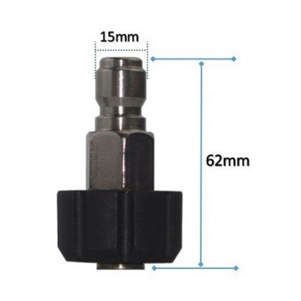 3/8 Quick Connect Male To M22 14 15 Female Adapter For Pressure Washer Connector Adapter For Pressure Washer