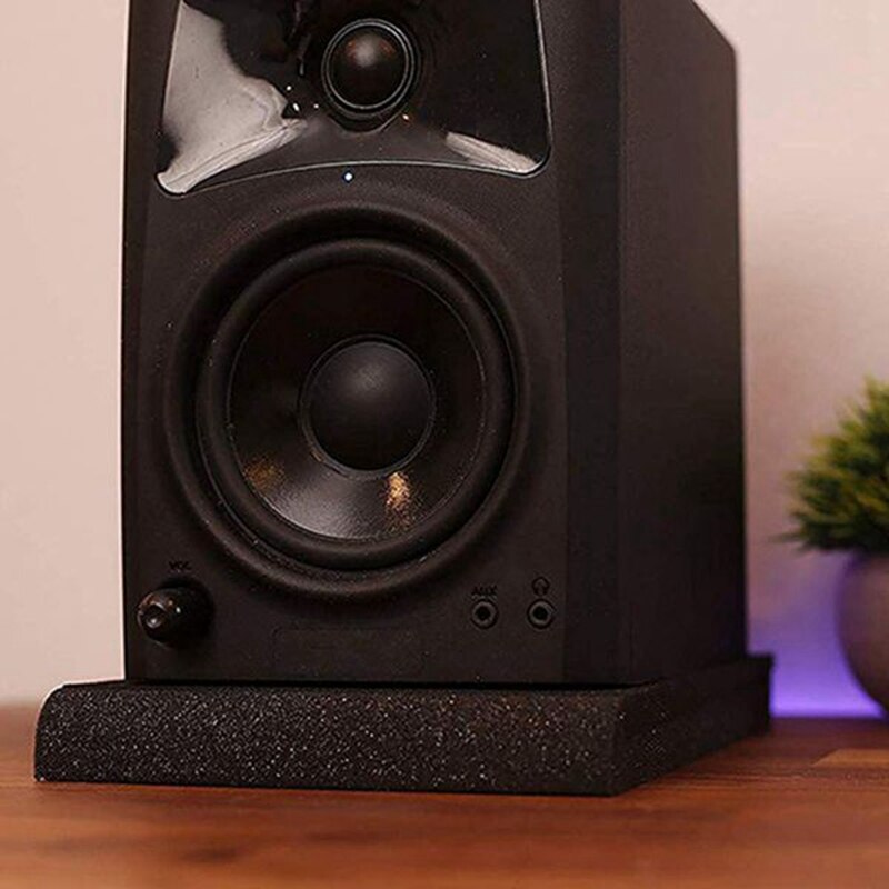 Speaker Pads, Isolation Pads,High Density Studio Monitor Foam, Studio Monitor Stand Pads, Speaker Base,28X19X4cm