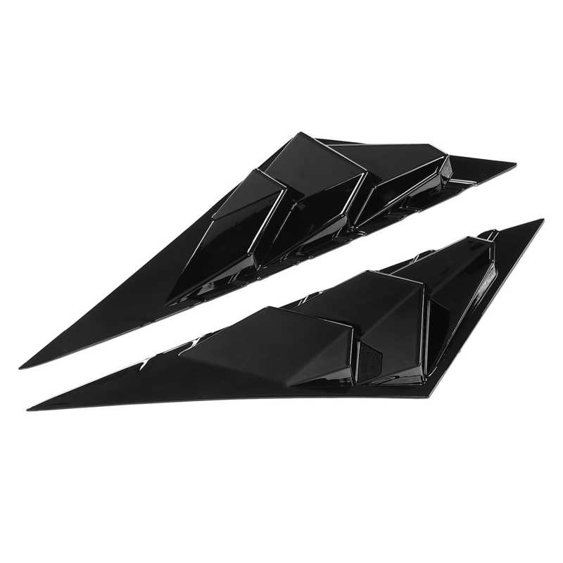 Odpowietrznik rolety boczne wysokiej klasy/zestaw chroniąca przed zarysowaniami boczna szyba żaluzja pokrywa sportowy styl wodoodporny robić samochodu