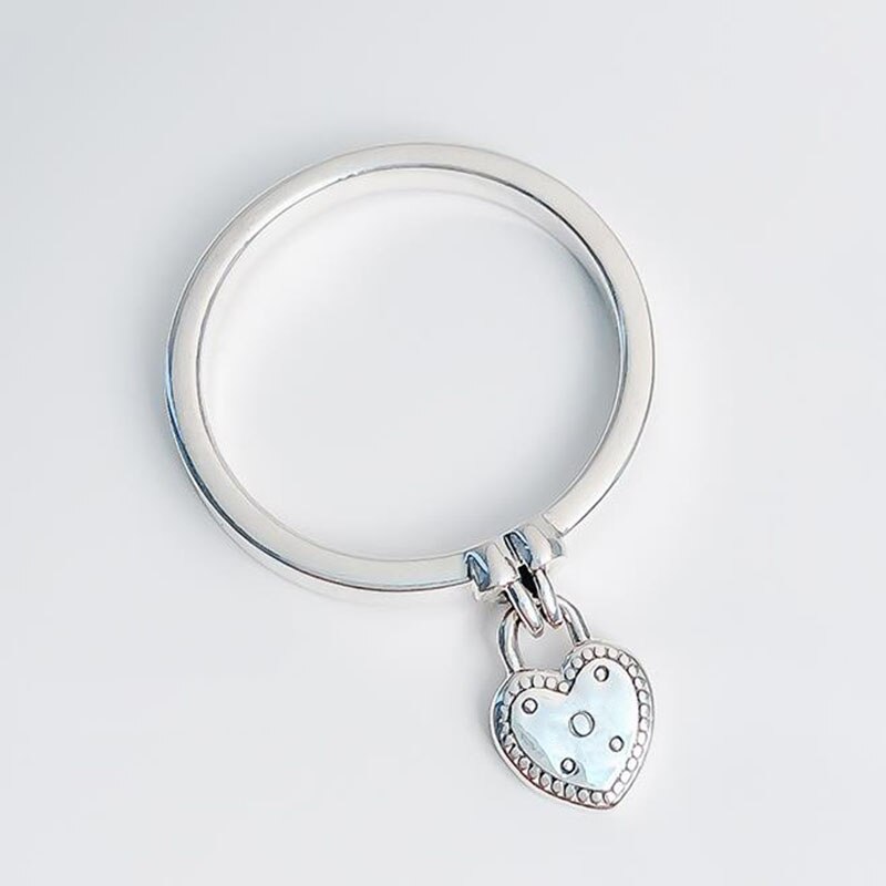 Original 925 кольцо Silver Pan Ring Valentine's Day Love Pendant Pan Ring For Women Wedding Party Jewelry