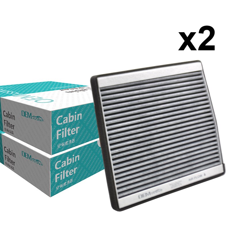 2pc bil kupéluftfilter 30630752 9204626 9204626-7 för volvo  c70 coupe  s60 s70 s80 saloon  v70 xc70 xc90 kombi
