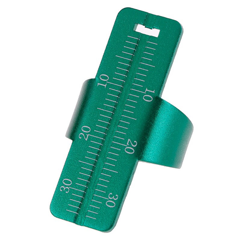 Stainless Steel Dental Equipment Endodontic Finger Ruler For Endo Span Measurement Scale Gauge Instrument Tool Dentist 4 Colors: GN