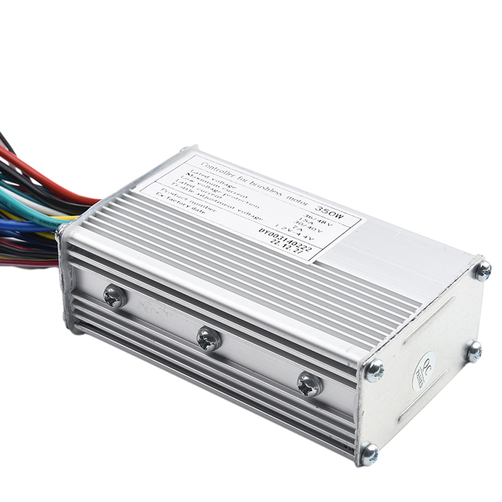 Teile Bürstenloser Controller Versorgung 350W 36V 48V Aluminium Bremskomponenten Radfahren Geschwindigkeit E-Bike Elektroroller