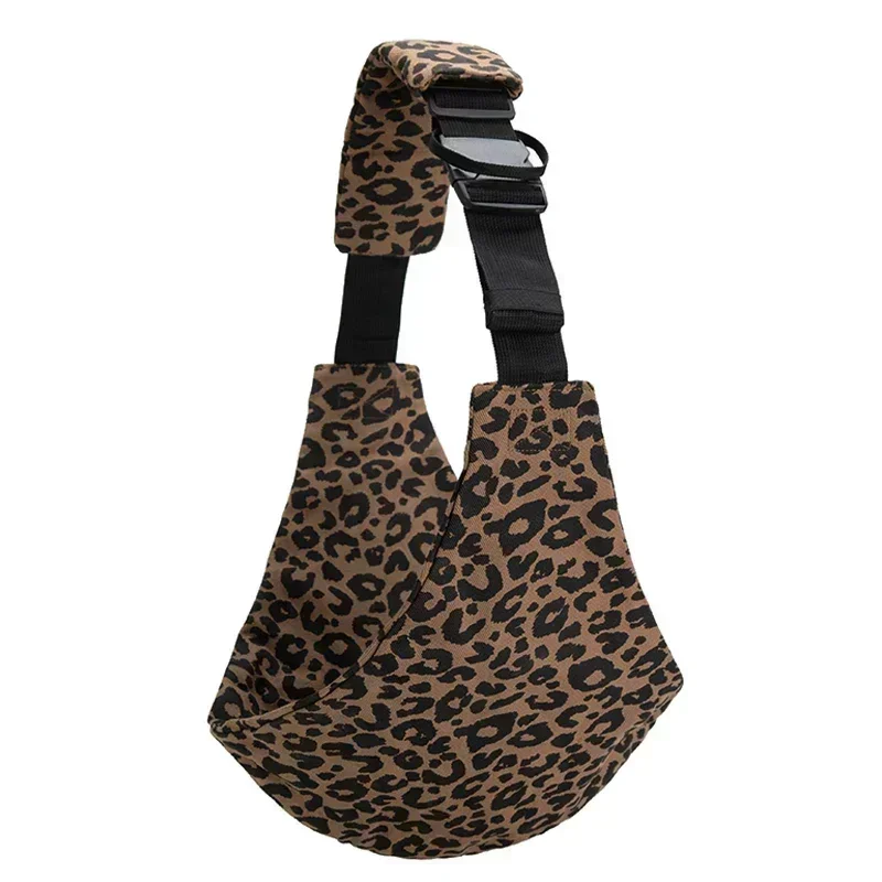 porte-bébé de sortie porte-bébé Simple motif léopard Portable avant câlin Type dos bébé hors du bébé artefact taille tabouret
