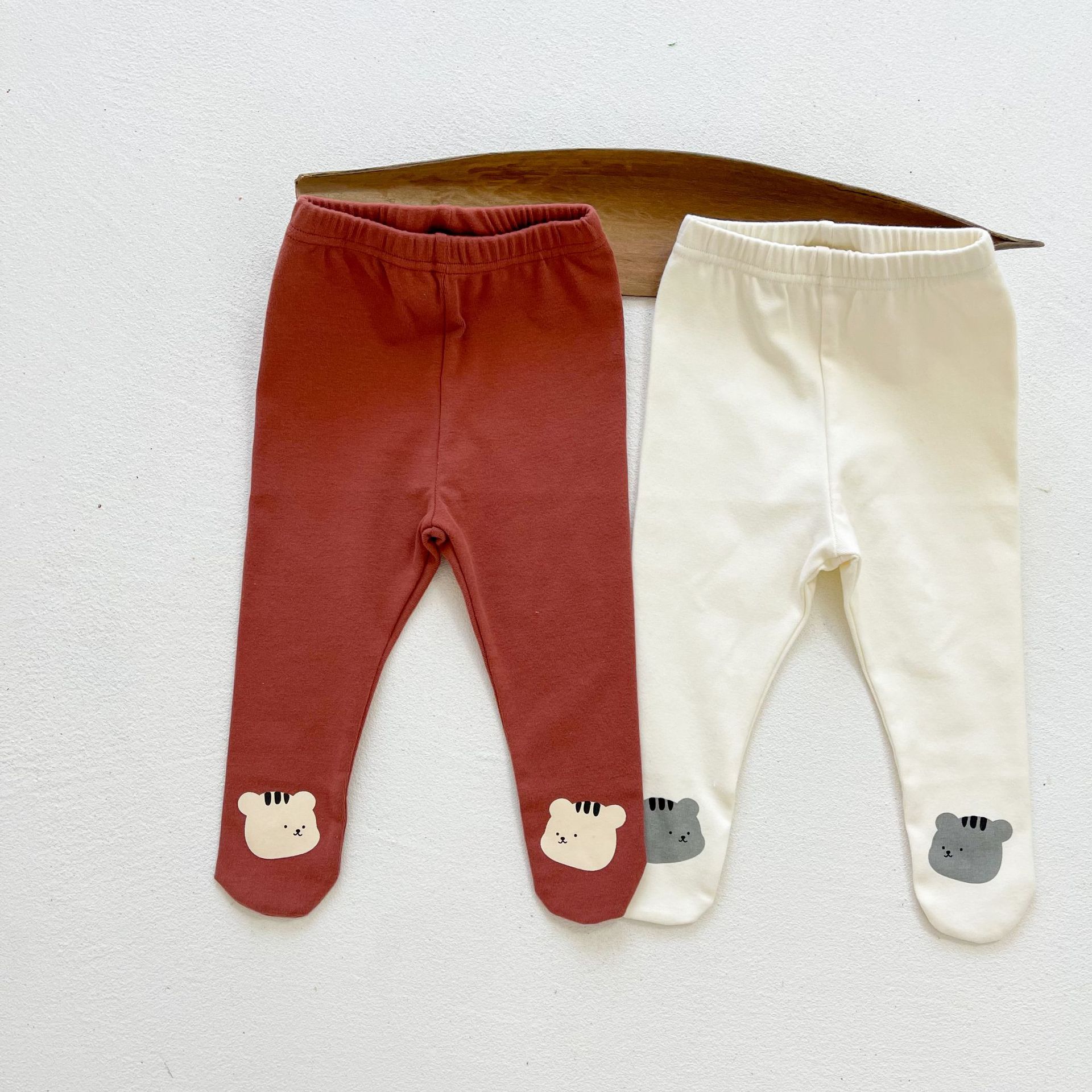 2022 herbst-babybodys für mädchen mit niedlichem bärenmuster, langarm-jumpsuits für jungen, baumwollkleidung für kleinkinder und freundlicher