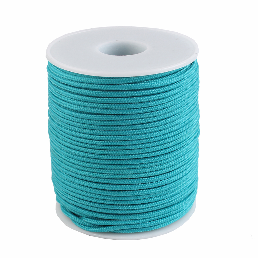 GEGEDA 2mm Paracord One Strand Core Paracord For Survival Parachute Cord Lanyard Camping: black
