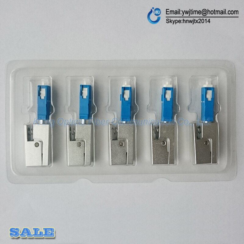 SC square bare fiber adapter flange Bare fiber adapter