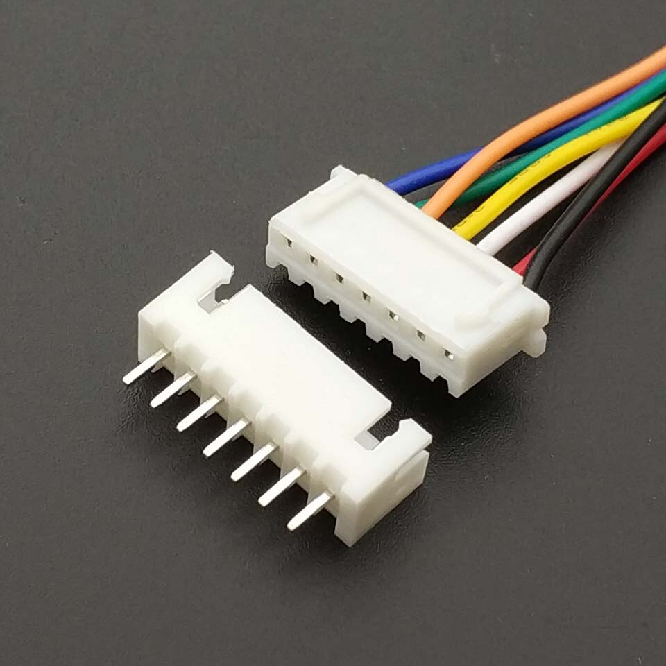 10 PCS XH 2.54 JST Connector Plug Wire Cable 20cm Long 26AWG 2/3/4/5/6/7/8/9/10/11/12P + XH 2.54 Connector plug Male connector