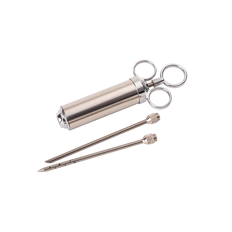 Inyector de carne de pollo y pavo de acero inoxidable, jeringa de condimentos, utensilios para salsa, accesorios de cocina, inyector de sabores