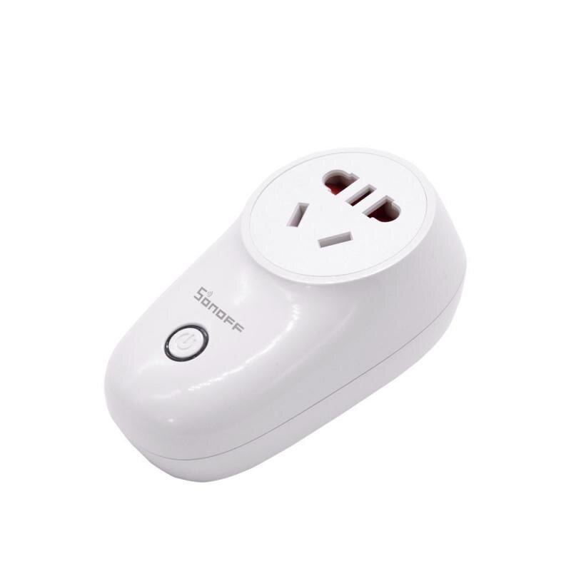 Sonoff S26 Grundlegende WiFi Clever Sockel AU/CN/EU/UK/UNS Drahtlose Stecker Clever Heimat Schalter steckdosen Arbeit Mit Alexa Google Assistent