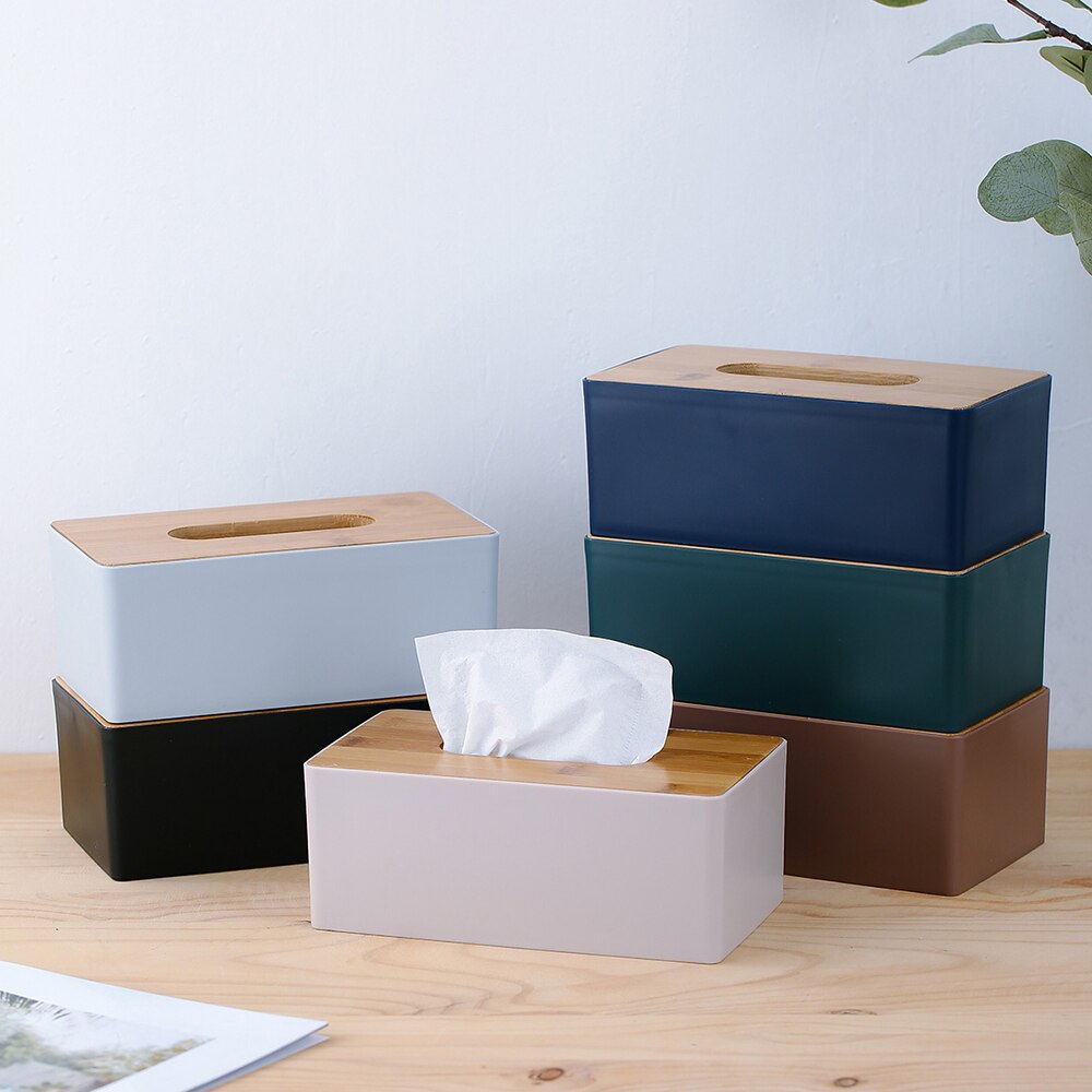 Nordic Tissue Box Multifunction Tissue Holder Decorative Tissue Boxes Living Room Bedroom Study Desk Decoration Accessories