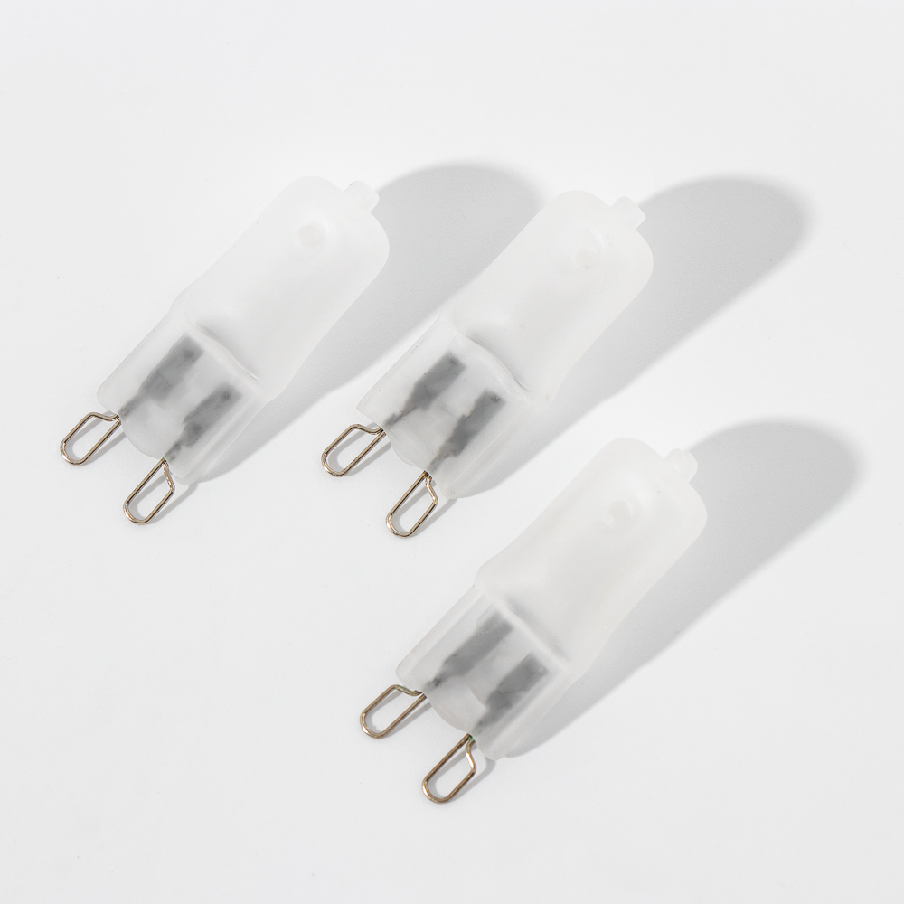 Honeyfly 10Pcs G9 Halogeen Lamp 220V 25W 40W 100W Warmwit Halogeenlamp Frosted Crystal Light g9 Halojen Ampul Indoor Licht
