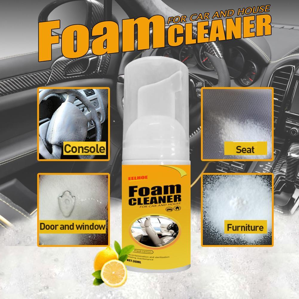 1PC 150ml Car Interior Cleaning Foam Cleaner Car Seat Leather Foaming Clean Auto Maintenance Surfaces Wash Agent J3I1