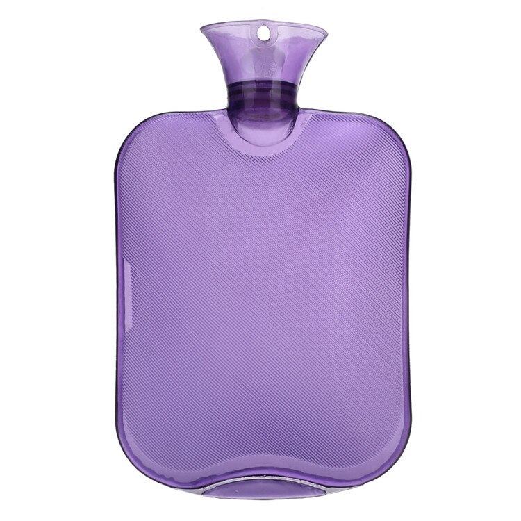 2000ml Water-filling - Water Bags Explosion-proof Pouch Water Bottles Transparent High Density PVC Hand Warming Winter: Purple 