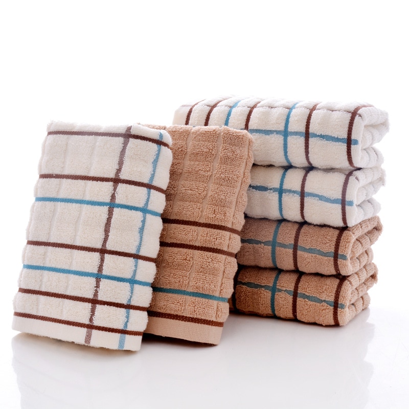 T149A light brown ivory green Mother's day wedding Cotton home bath towel face towel