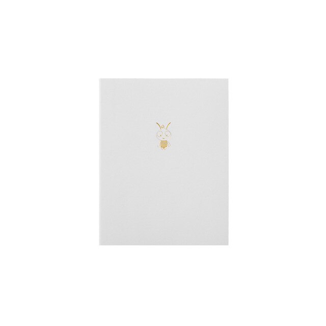 Agenda A6 A5 A4 Diary Planner Notebook Journal Drawing Dot Line Portable Supplies Organizer Schedule Stationery: A6 Bee-White