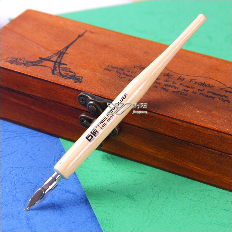Lifemaster jujiang nib pen / springvand dip pen rundt tip til kalligrafi / tegneserie maleri / musikalsk notation kunst