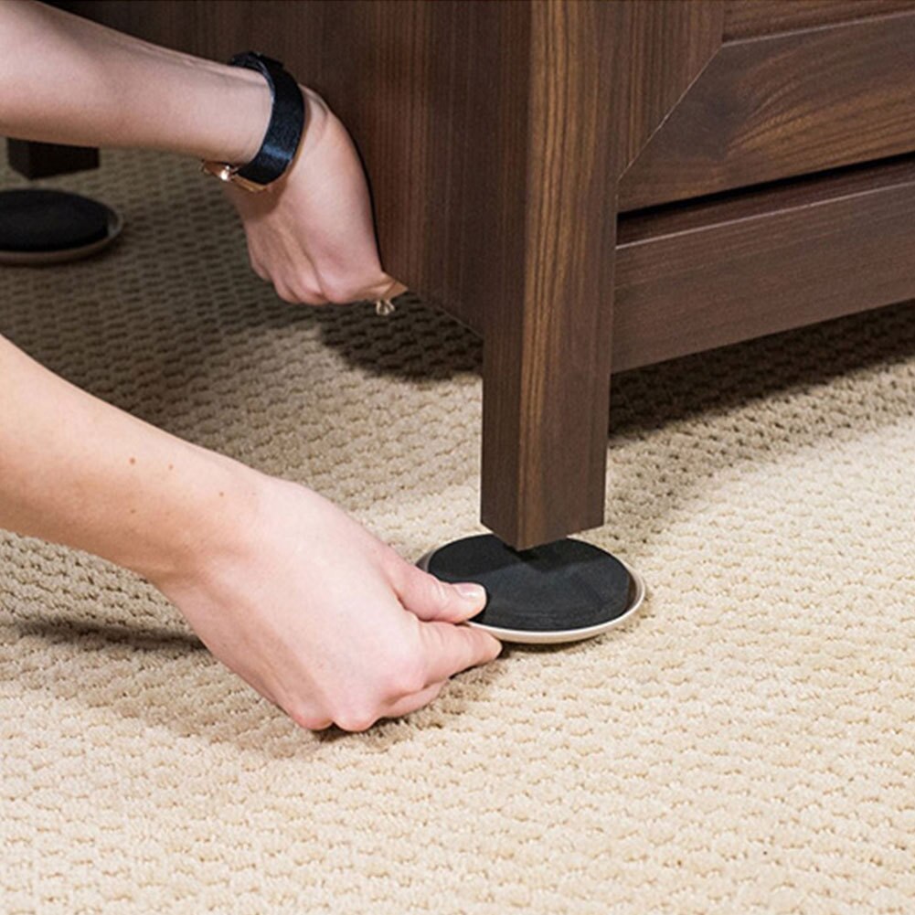 Almohadilla deslizante antiarañazos para muebles, Protector de suelo antideslizante, antiruido, aparatos pesados, almohadilla móvil, 12 Uds.