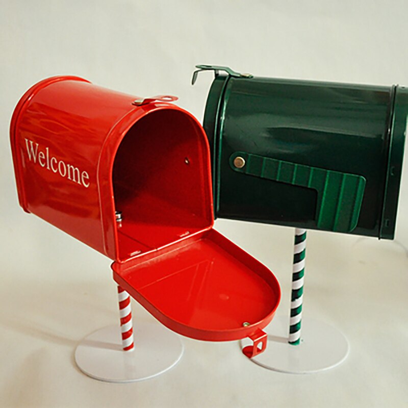 1Pc Retro Ijzer Mailbox Creatieve Tuin Suggestie Brievenbus Storage Case Huis Bar Winkel Mailboxen Decoratie Ambachtelijke Ornamenten