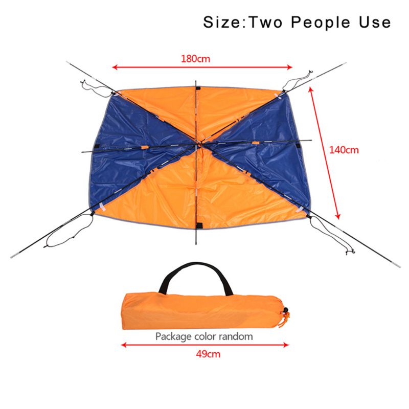 N0HA Portable durable Inflatable Fishing Sun Shade Rain Canopy Sailboat Awning Top Boat Shelter Kayak Kit Accessories