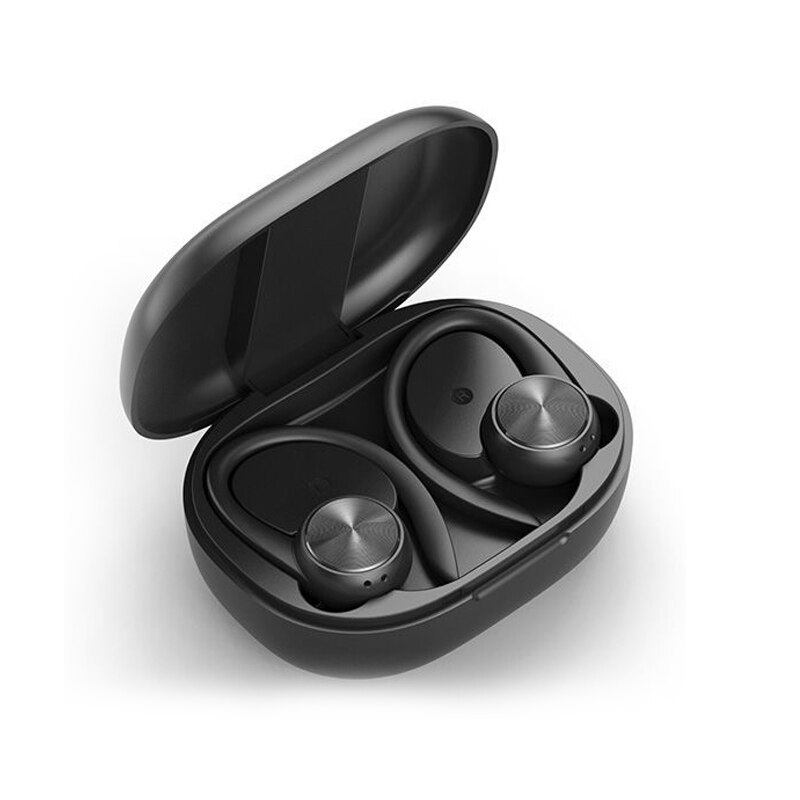 Cuffie impermeabili Bluetooth good TWS Bass cuffie Stereo senza fili reali auricolari sportivi: Black