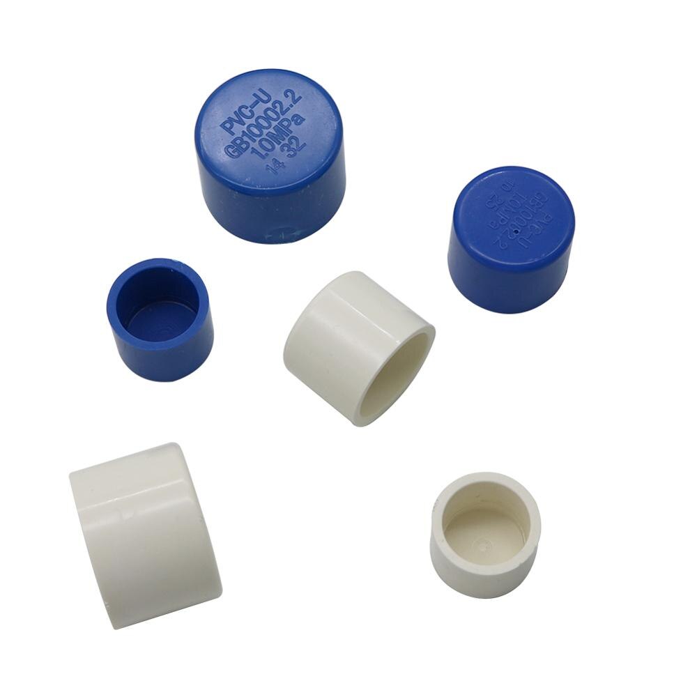 Sisähalkaisija 20mm 25mm 32mm pvc päätyliittimet vesiputki putken päätykansi puutarhakastelu maatilan adapteri tarvikkeet 3 kpl