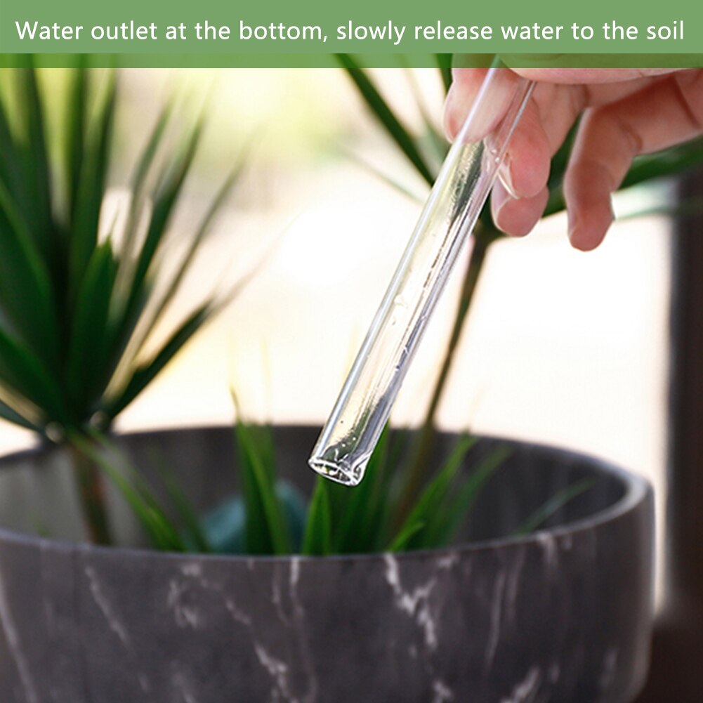 4 Types Glass Plant Flowers Water Feeder Automatic Self Watering Devices Bird Star Heart Plant Waterer