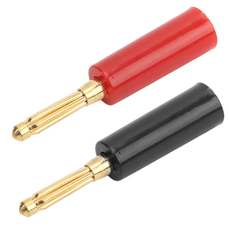 Fiches de câble de haut-parleur, sans soudure, solide, résistant aux courts-circuits, fiche banane ABS + laiton, bonne conductivité, 7 broches, pour la maison