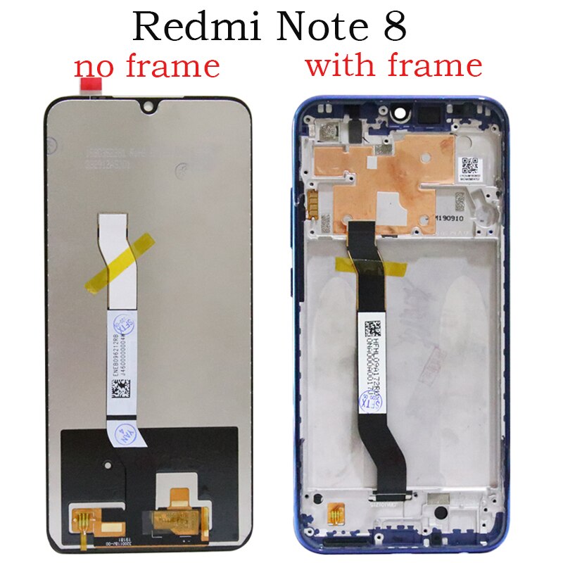 Pantalla de repuesto probada para Xiaomi Redmi note 8, montaje de digitalizador con pantalla táctil, LCD, 100%