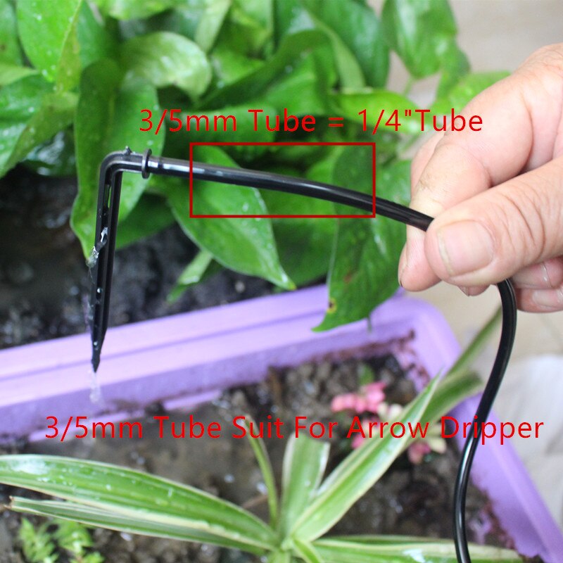 50m 1/8" PVC Soft Micro-Tubing (5 x 3 mm) Poly Tubing Greenhouse Micro Accessory Micro Irrigation Drip Fittings