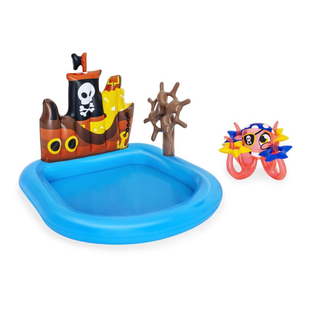 Inflatable Swim Pool Cruise Ship Shaped Thickened Ocean Ball Pool Water Play Bathtub For Indoor Swim Pool Outdoor Ball Pit