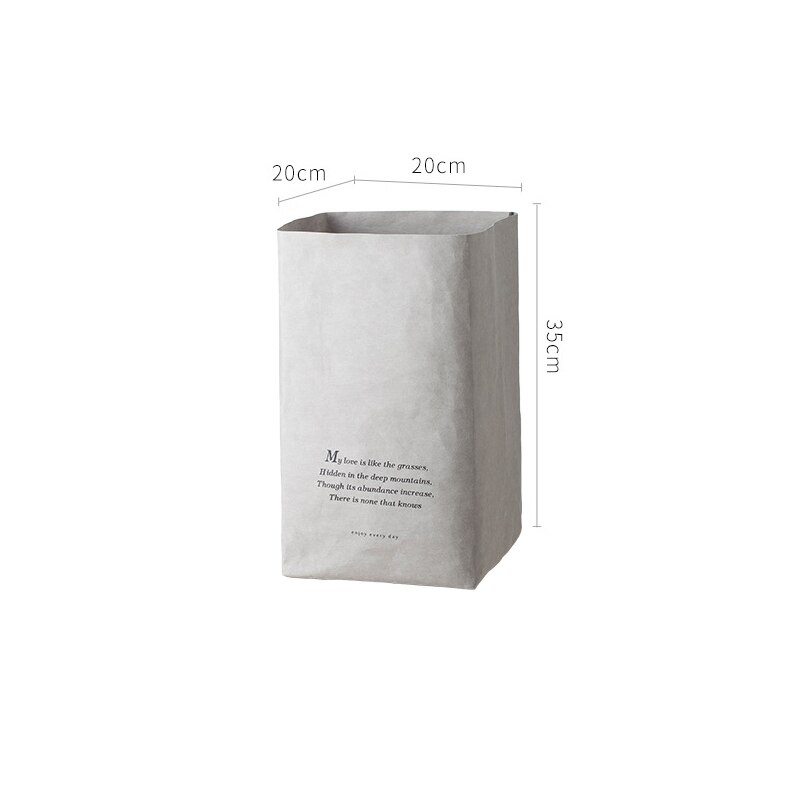 Sac en papier Kraft lavable, sacs de légumes, sac de produits, sac de rangement de légumes réutilisable, sac de rangement de fruits et légumes de cuisine: XL grey